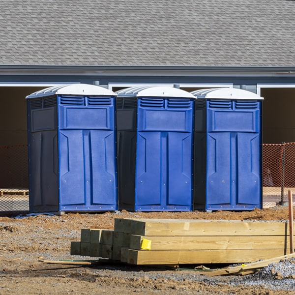 how can i report damages or issues with the porta potties during my rental period in Field IL